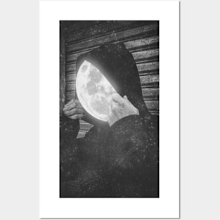 Moon Face Posters and Art